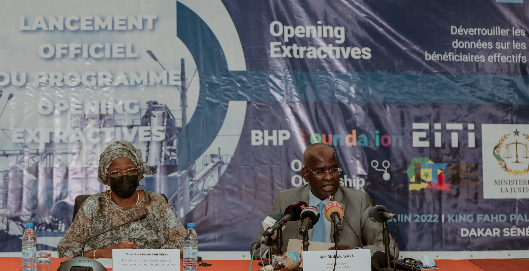 1. The launch of the Opening Extractive programme in Dakar, Senegal in 2022.