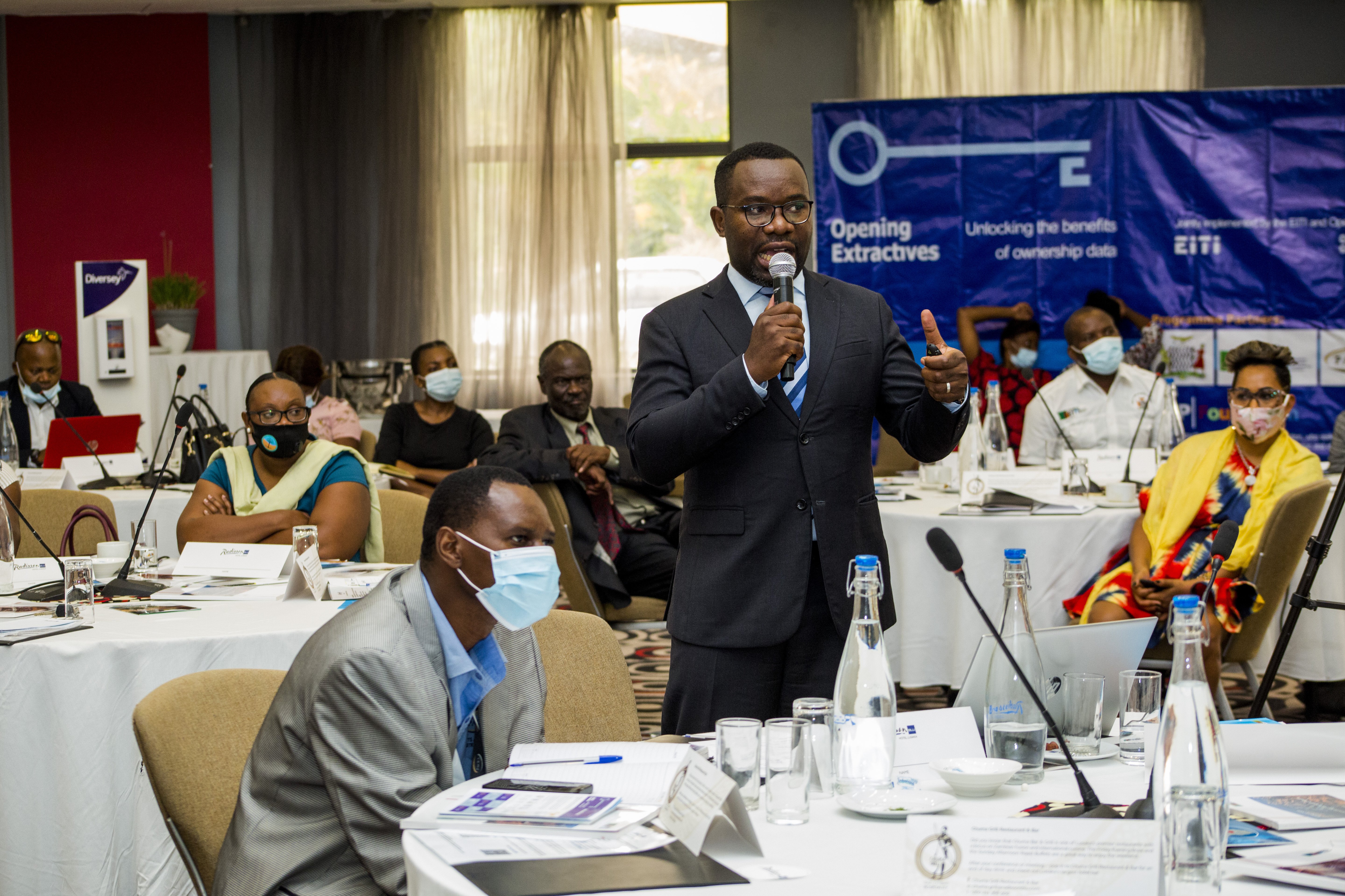 Chewe Zambia presenting
