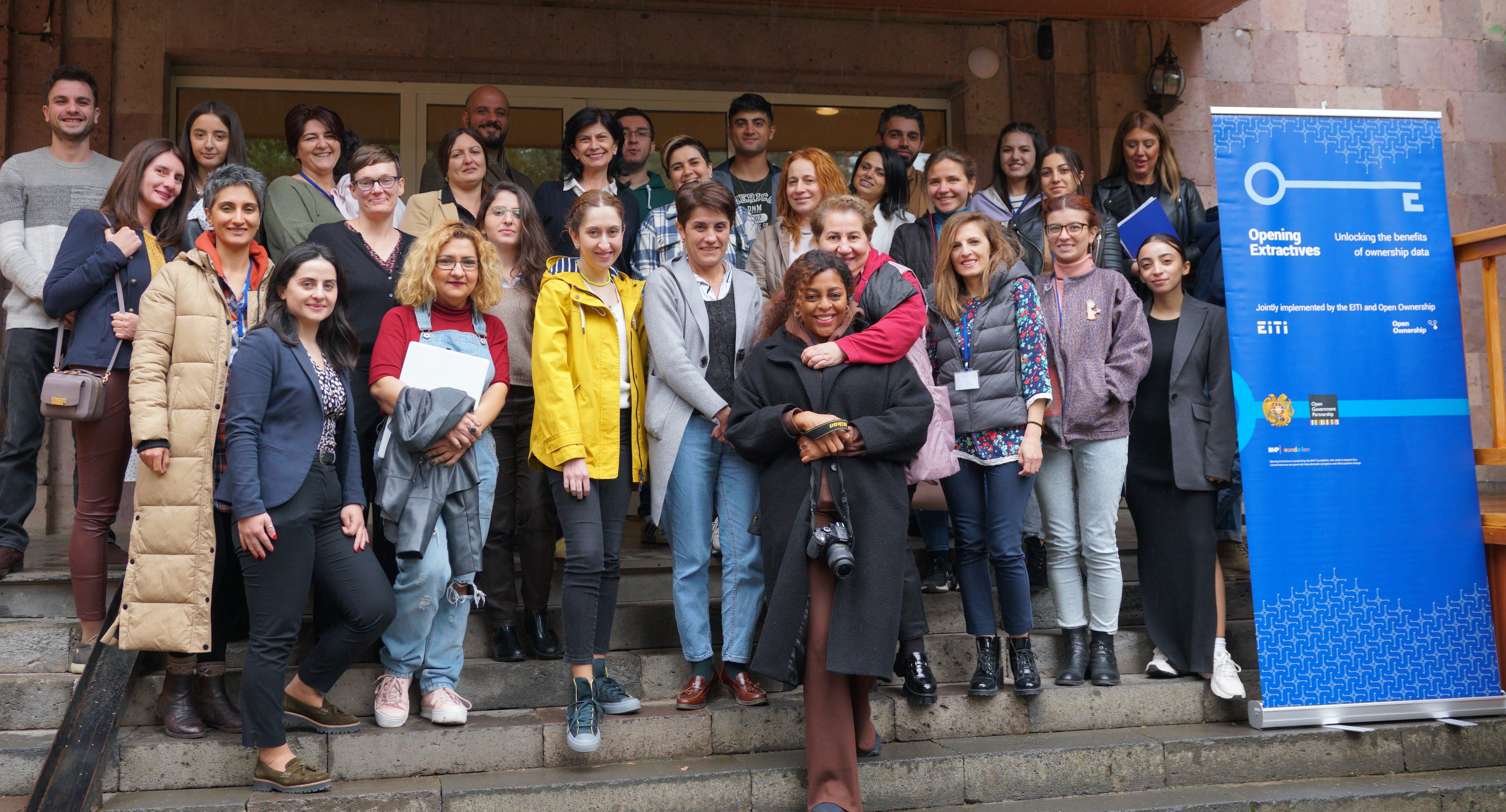 Armenia data use workshop participants and trainers