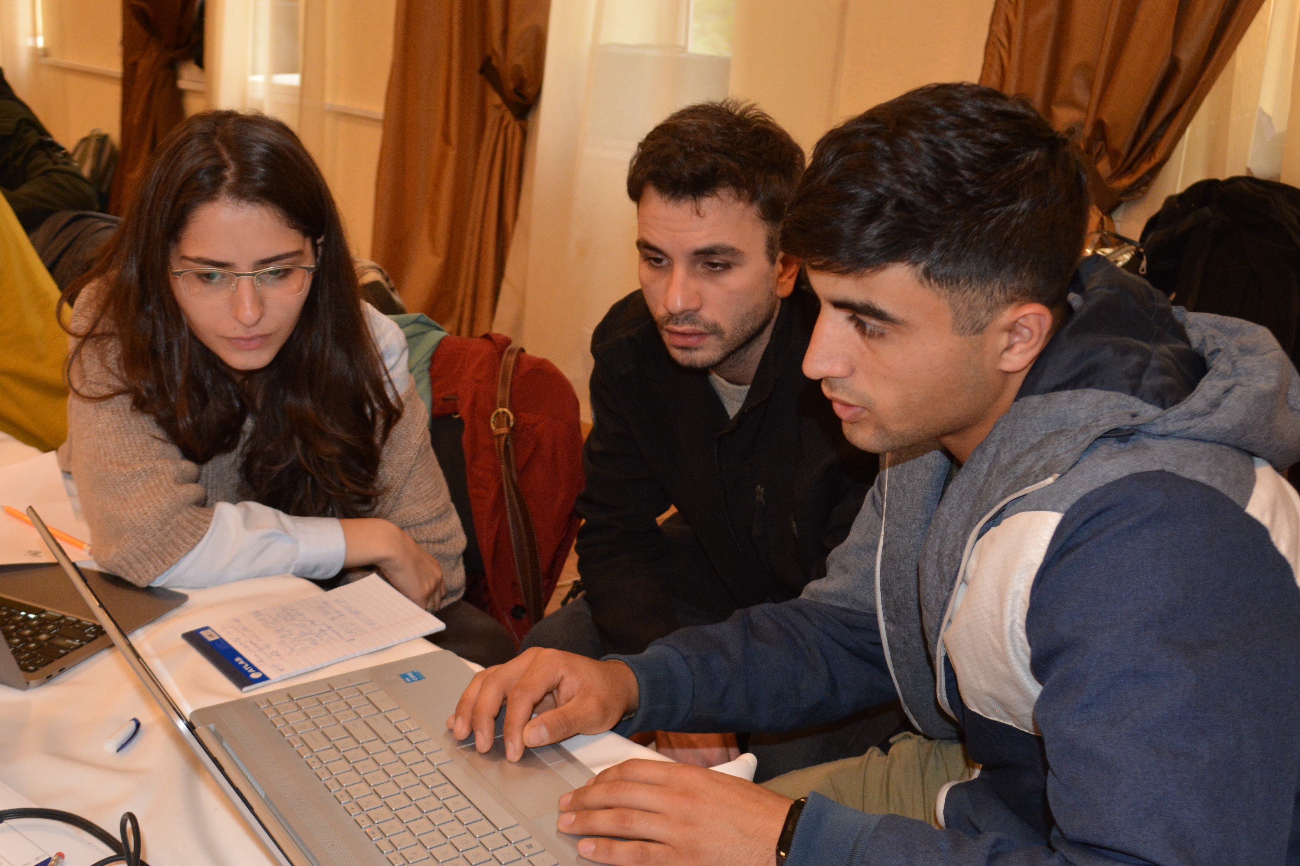 Workshop participants delving into practical exercises