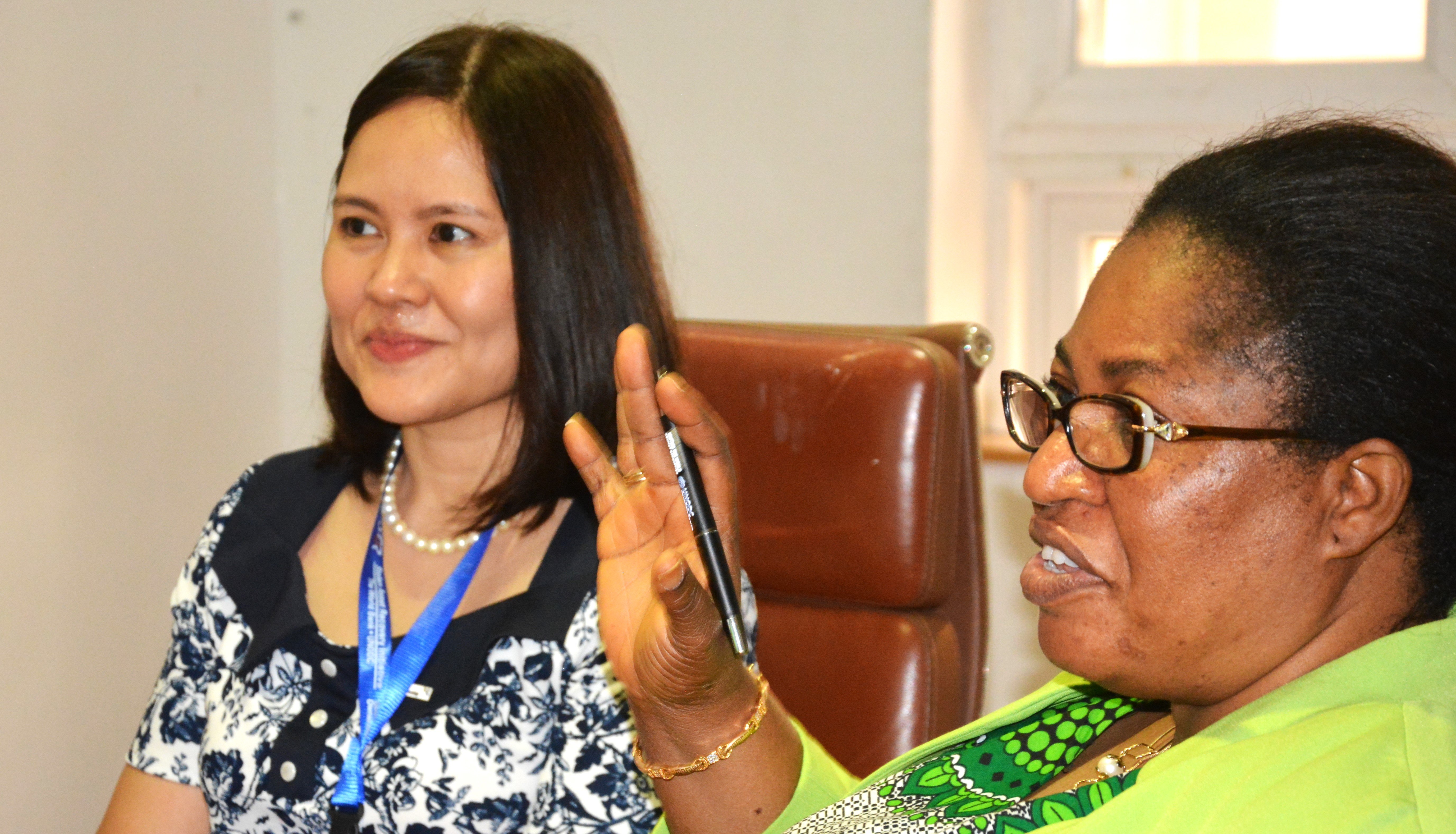 Workshop participants at the peer learning event in Abuja