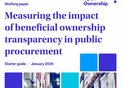 Measuring the impact of beneficial ownership transparency in public procurement guide