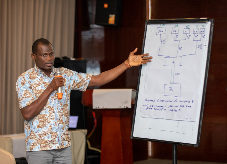 Opening Extractives workshop for the Minerals and Petroleum Commission in Ghana, July 2024