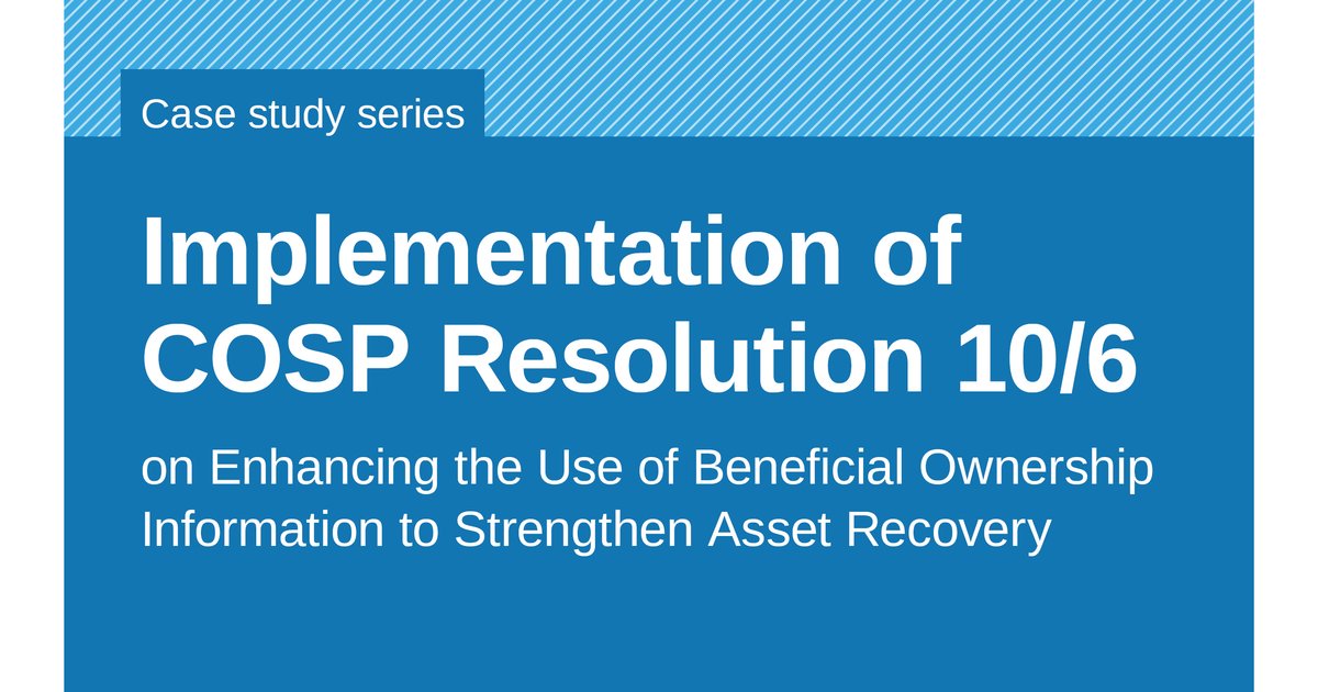 Implementation of COSP Resolution 10/6 on Enhancing the Use of ...