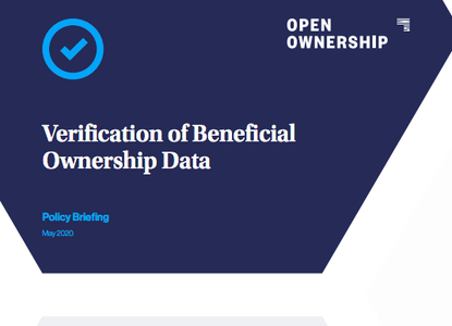 Verification of Beneficial Ownership Data